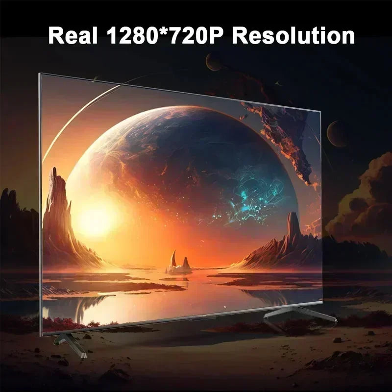 New 2024 4K Android ,Cinema Outdoor portable Projetor